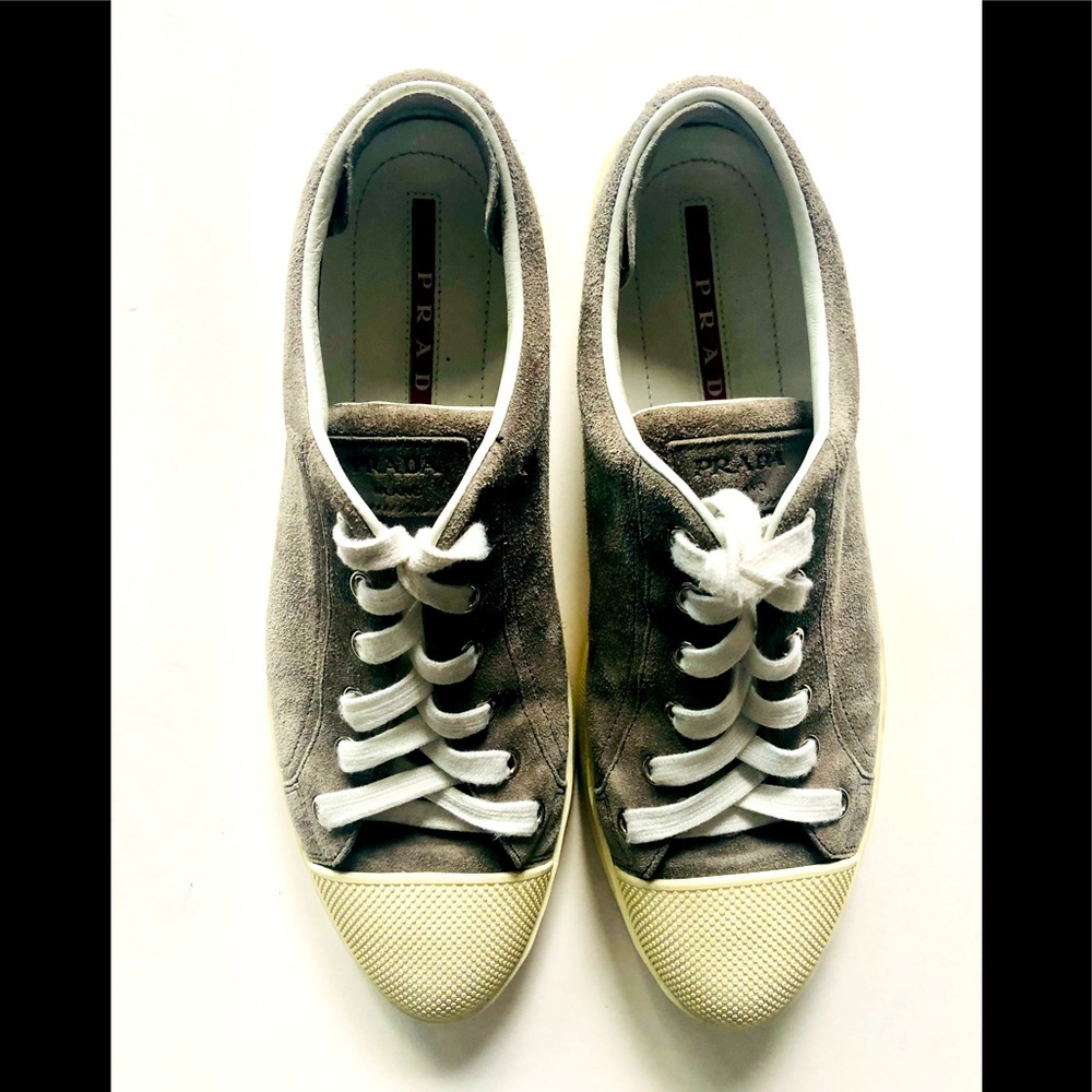 prada suede sneakers • men’s size 41